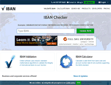 Tablet Screenshot of iban.com